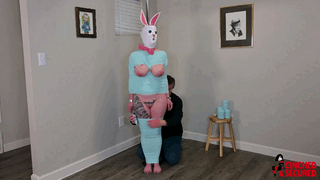 Creepster Bunny Stripped, Shackled, Mummified And Clamped