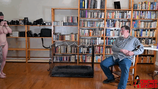 1615 - Minxgrrl Hooded, Plugged And Caged